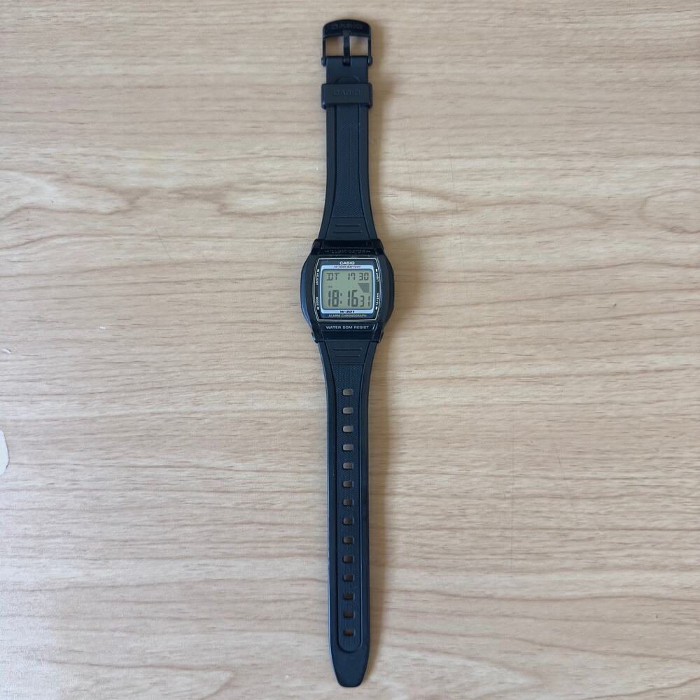 Casio W-201 Illuminator Digital Alarm Watch